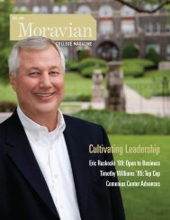 Cultivating Leadership - Moravian College