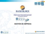 gestión de empresa - Bancoldex
