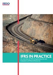 IFRS 6 Exploration For and Evaluation of ... - BDO International