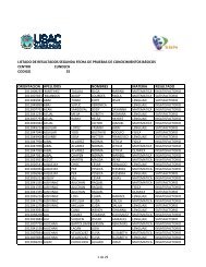 LISTADO DE RESULTADOS SEGUNDA FECHA DE ... - Usac