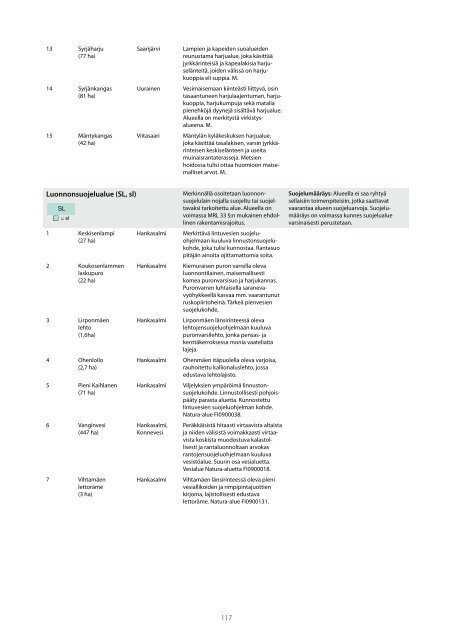 MAAKUNTAKAAVA Alueluettelo - Keski-Suomen liitto