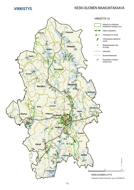 MAAKUNTAKAAVA Alueluettelo - Keski-Suomen liitto