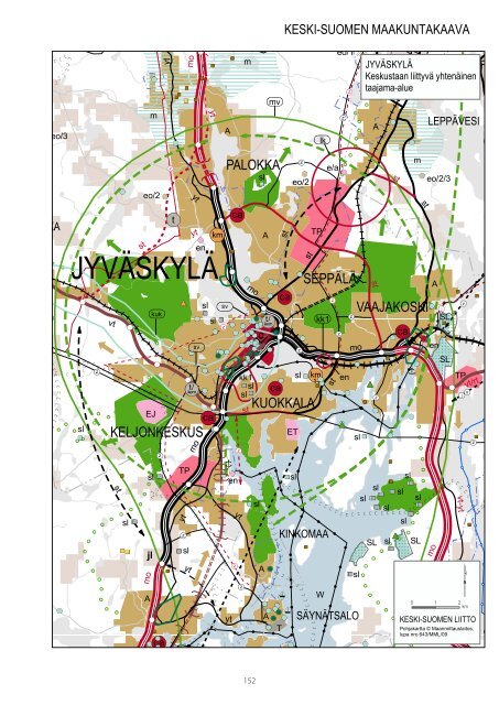 MAAKUNTAKAAVA Alueluettelo - Keski-Suomen liitto