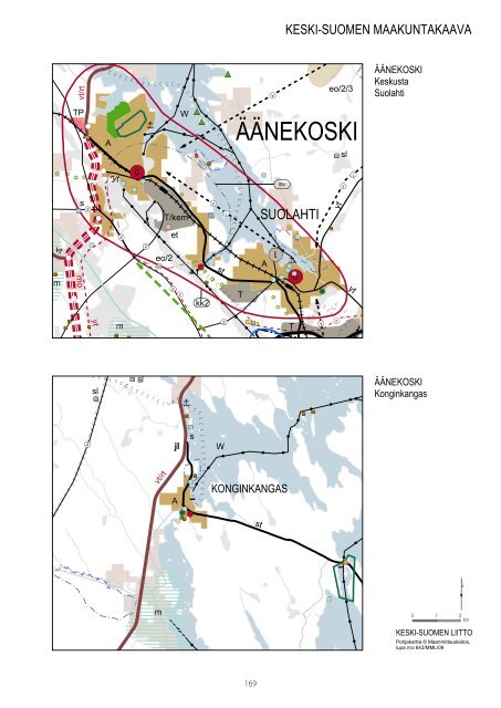 MAAKUNTAKAAVA Alueluettelo - Keski-Suomen liitto