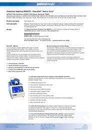 Oxidation Stability (RSSOT) - PetroOXY 