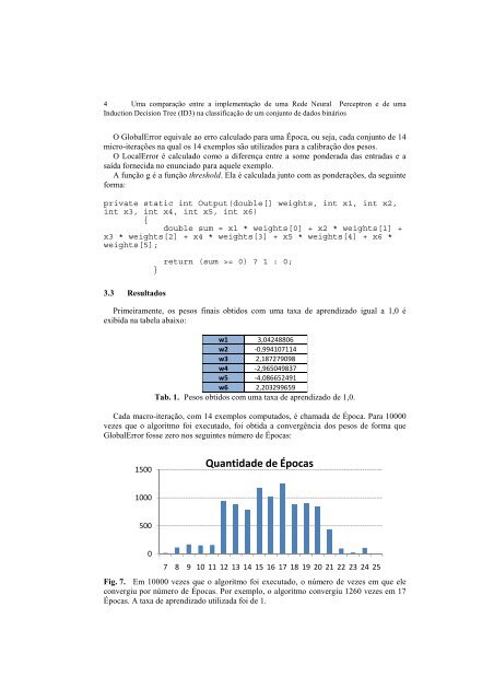 Uma comparação entre a implementação de uma Rede Neural ...