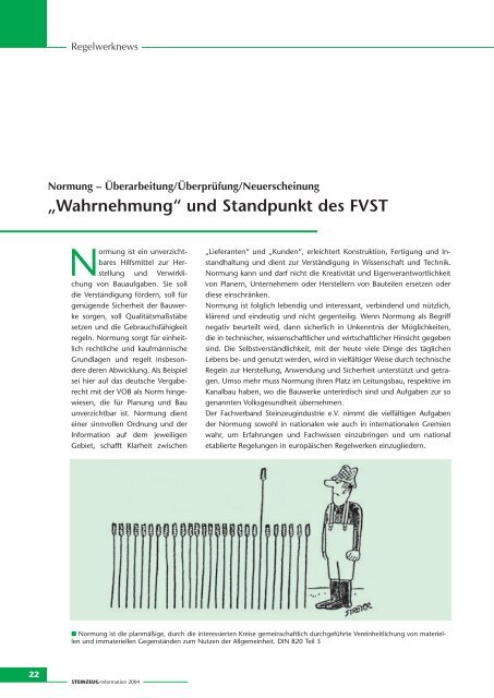 STEINZEUG Information 2004 - Fachverband Steinzeugindustrie eV