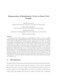 Enumeration of Hamiltonian Cycles in Some Grid Graphs 1 ...