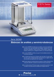 100% Swiss Balanzas de anÃ¡lisis y semimicrobalanzas - Precisa