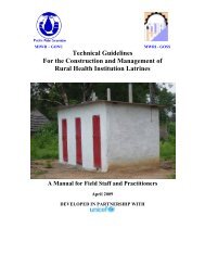 Health Institution Latrines - Basic Services Fund SOUTH SUDAN