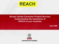 REACH - Bureau Veritas