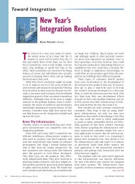 New Year's Integration Resolutions