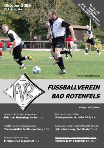 Geschenke - FV Bad Rotenfels