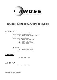 Doc tecniche Split System 2004 - Rhoss
