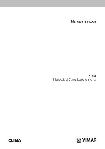 Manuale istruzioni - Vimar