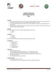 COMPETITION RULES ALPE ADRIA FIELD CUP 2013