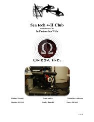 Sea tech 4-H Club - the Marine Advanced Technology Education ...
