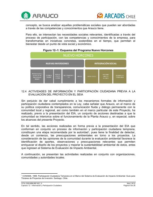 Capitulo 12 Informacion y Participacion Ciudadana - SEA - Servicio ...