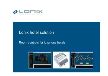 Lonix hotel solution