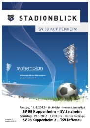 Ausgabe 1 - SV 08 Kuppenheim