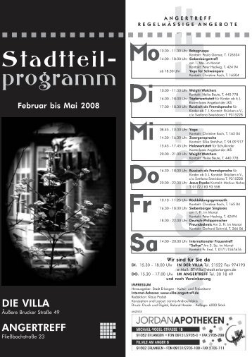 Stadtteil- programm - Die Villa