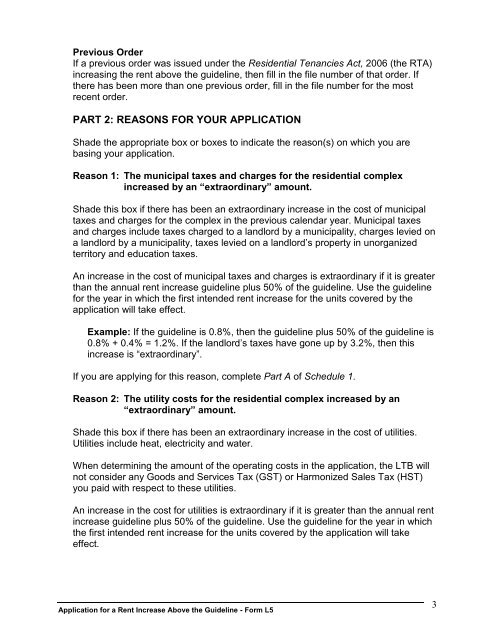 L5 Instructions - Landlord Tenant Board