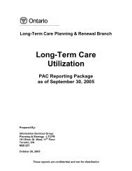 30-Sep-2005 - Ontario Long Term Care Association