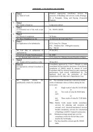 APPENDIX 'A'TO NOTICE OF TENDER 1. Para-1 - Military Engineer ...