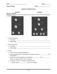 Review 4 -- Reproduction - Explore Biology