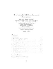 Towards a unified field theory for classical electrodynamics