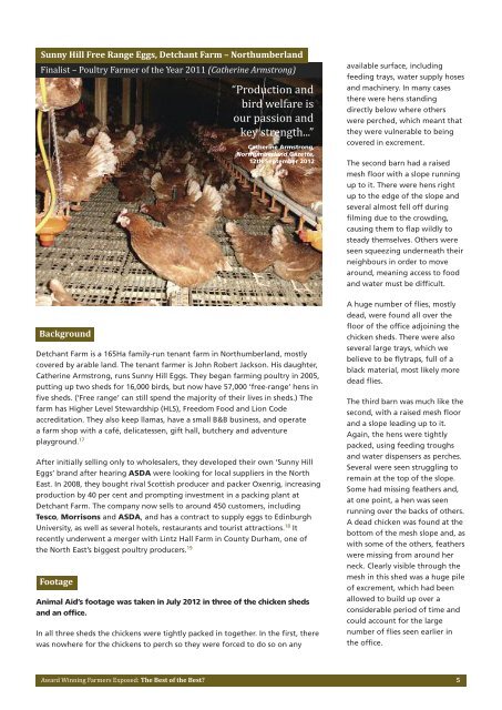 Download a copy of the full report - Animal Aid