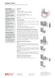 Système Conex® - Cendres & Métaux SA