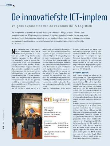 Lees dit artikel in .pdf - Supply Chain Magazine