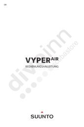 Suunto Vyper Air - Bedienungsanleitung (Stand: 11/2008) - Dive-Links