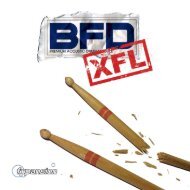 BFD XFL Manual - FXpansion1.com