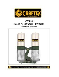 CT118-3HP Dust Collector User Manual Copyright ... - Busy Bee Tools