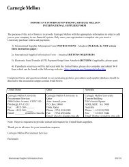 International Supplier Form - Cert