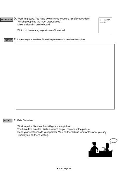 RW 2 Describing picture & people.MDI - Noel's ESL eBook Library