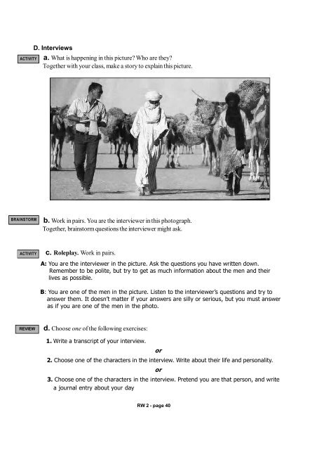 RW 2 Describing picture & people.MDI - Noel's ESL eBook Library