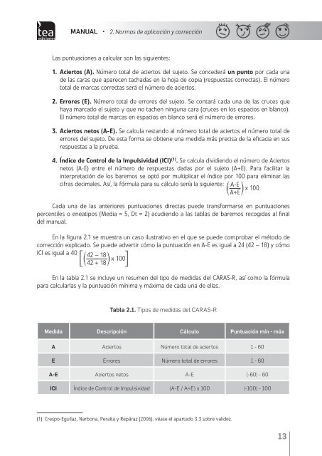 test de percepciÃ³n de diferencias â revisado - TEA Ediciones