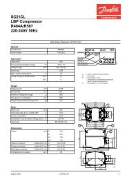 SC21CL LBP Compressor R404A/R507 220 ... - Yeniiletisim.com.tr
