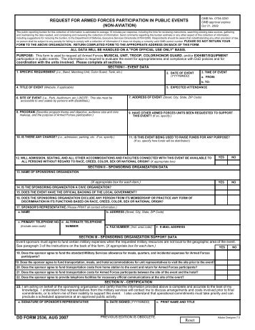 dd form 2536, aug 2007 - U.S. Navy