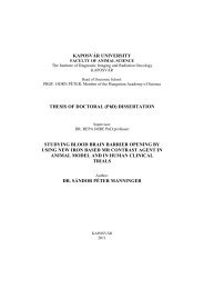 KAPOSVÃR UNIVERSITY THESIS OF DOCTORAL (PhD ...