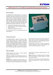 2.45 GHz STH 8/26 Coaxial Homer Analyzer Datasheet - S-TEAM Lab