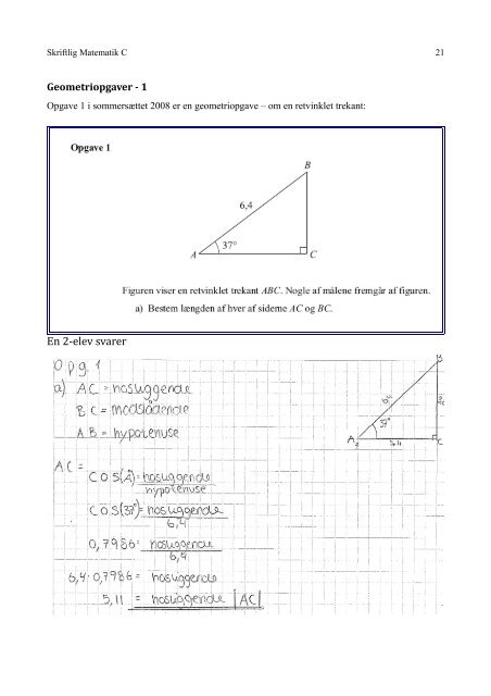 Skriftlighed Matematik C - Uvmat.dk