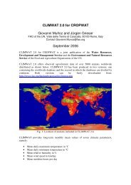 CLIMWAT 2.0 for CROPWAT Giovanni MuÃ±oz and JÃ¼rgen Grieser ...