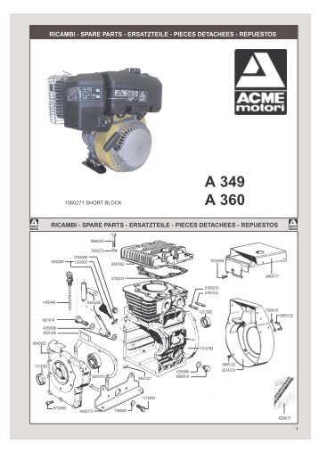 A349 catalogo ricambi.indd