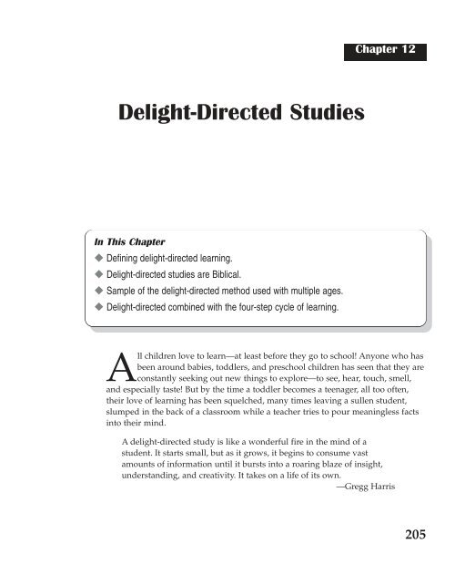 Delight-Directed Studies - Heart of Wisdom