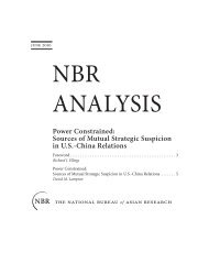 Power Constrained: Sources of Mutual Strategic Suspicion in U.S. ...