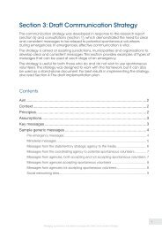 Section 3: Draft Communication Strategy - Australian Red Cross